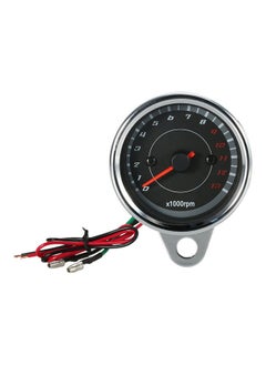 Buy 12V Universal Motorcycle Tachometer Meter LED Backlight 13K RPM Shift in Saudi Arabia