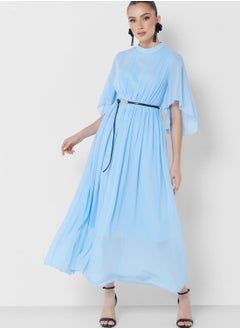 Buy Chiffon Belted Dress in UAE