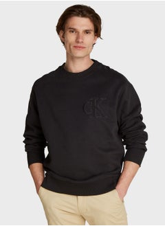 Buy Logo Crew Neck Sweatshirt in UAE