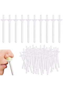 Buy 30 Pieces Nose Wax Sticks Plastic Nose Wax Applicators Plastic Wax Rod Wand Nose Waxing Strips Disposable Spatulas For Nostril Cleaning And Nose Hair Removal in UAE