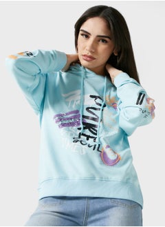 Buy Graphic Detail Hoodie in UAE