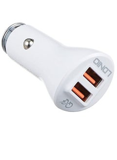 اشتري Ldnio 36W Dual USB Turbo Power Engine Car Charger With 1M Type-C Cable في مصر