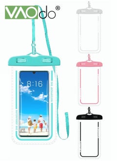 Buy 4PCS Waterproof Mobile Phone Case Universal Touch Screen Large Transparent Waterproof Bag Suitable For Diving Bathing And Underwater Photography in Saudi Arabia