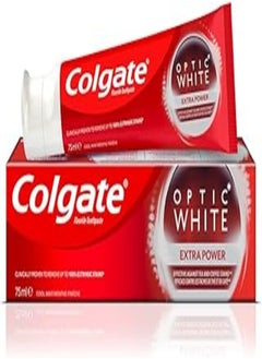 Buy Colgate Optic White Extra Power Whitening Toothpaste, 75ml in Egypt