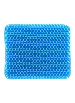 Buy Non-Slip Breathable Seat Cushion With Cover Rubber Blue 42x4x37centimeter in Saudi Arabia