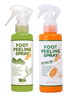 Buy Foot Peel Spray,Foot Exfoliating Spray, Foot Peeling Spray that Remove Dead Skin within Seconds,Hydrating Nourish Peel Off Spray (Green Tea and Orange) in Saudi Arabia