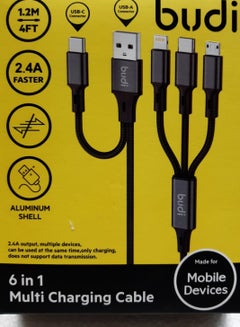 Buy Multi Charging Cable 6 in 1 in Saudi Arabia