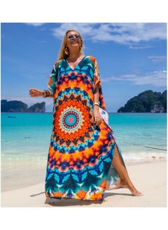 اشتري Beach Printed Robe Sunscreen Cover في الامارات