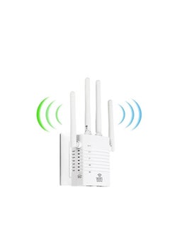 Buy WiFi Extender, 1200Mbps WiFi Range Extender Signal Booster, Coverage up to 12880sq.ft and 105 Devices, WiFi Booster and Internet Range Extender, Internet Repeater in UAE