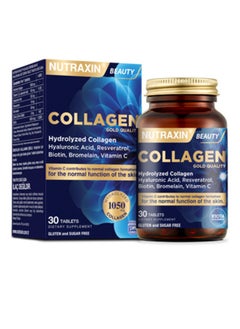 Buy Nutraxin Beauty Collagen Gold Quality 30 Tablets in UAE