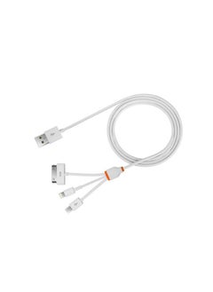 Buy Fast 3 In 1 Sort Charging Data Cable 1m in Saudi Arabia