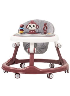 Buy Baby Walker Multifunctional Anti-Rollover Anti-O Folding 6-18 Months with Music in Saudi Arabia