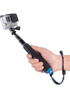 Buy Selfie Stick, 19"  Waterproof Hand Grip Adjustable Extension Monopod Pole Fit for GoPro Hero (2018) Hero 7 6 5 4 3+3 2 1 Session, Fit for AKASO Xiaomi Yi SJCAM SJ4000 SJ5000 SJ6000 More (Blue) in Saudi Arabia