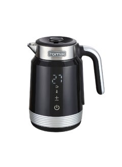 اشتري 2200W Touch Control Compact Electric Kettle Black and Silver 1.7 L D3018E في السعودية