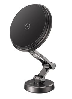 Buy D30 Fast Wireless Charger Magnetic Car Holder in UAE