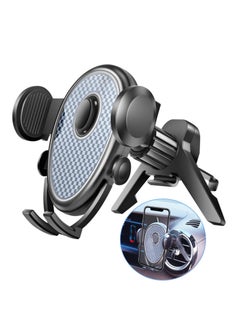 Buy Universal Car Phone Holder Air Vent Car Mount Cell Phone Holder Car Phone Stand with Windshield Fit Thick Case & Heavy Phone Friendly Fit for All mobile phone Iphone Samsung in Saudi Arabia