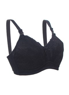 Buy Basic Cotton Maternity And Nursing Bra - Black - XX Large in UAE