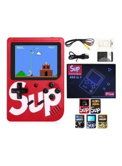 اشتري SUP Game Box Plus 400 in 1 Retro Mini Gameboy Console 3.0 Inch - Portable Rechargeable Single Player في الامارات