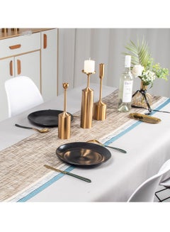 Buy Table Runner Mat With Heat And Stain Resistant Cloth for Dining Wedding Party Weekend Picnic Table Runner Size (180×30CM) in UAE