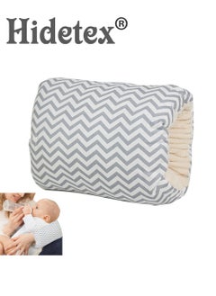 Buy Hidetex Breastfeeding Pillows Cotton Nursing Arm Pillow Skin-Friendly Feeding Pillow Mini Arm Pillow for Breastfeeding Washable Nursing Pillow for Bottle Feeding (Wave) in Saudi Arabia