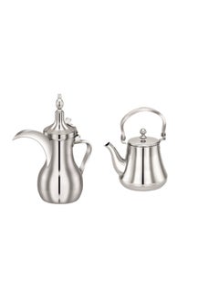 Buy Indian stainless steel tea pot and dallah set small in Saudi Arabia