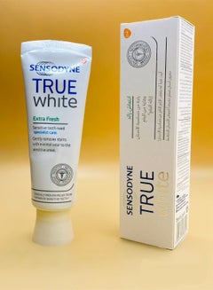 Buy Specialist Whitening Toothpaste For Sensitive Teeth True White Extra Fresh 75ml in Saudi Arabia