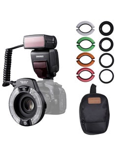 Buy YN14EX II Macro Ring Flash Camera Speedlite GN18 TTL Auto/ Manual Flash 5600K 3s Recycle Time in Saudi Arabia
