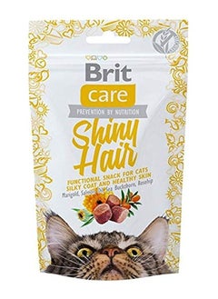 اشتري Brit Care Cat Snack Shiny Hair, 50g في السعودية