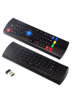 Buy MX3 Pro Air Mouse Mini Keyboard 3D Flight Controller Hybrid SARCCT Technology Three Sensors Gyroscope Three Sensors Gravity Built-in Nano USB Receiver in Saudi Arabia