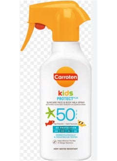 Buy Carroten Kids Milk Spray Protect SPF50 270m in Egypt