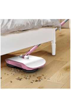 اشتري Carpet Sweeper, Household Hand Push Sweeper Mini Hand Push Sweeper Mop Carpet Broom Dustpan for Homes Dormitories Apartments Hotels Office Buildings (Pink) في الامارات