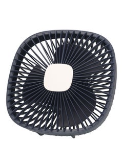 Buy Portable Desk Fan Black/White 195x195x75millimeter in Saudi Arabia