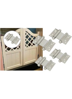 Buy Pack Of 4 Double Action Hinges Ss 4 Inch Spring Door Hinge Self Closing Automatic Door Hinges in UAE