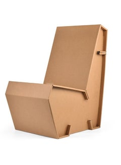 Buy COOLBABY Paper Chair Corrugated Cardboard Shell, Carton Box, Kraft Paper Sofa Diy Assembly in UAE