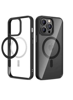 Buy iPhone 13 Pro Case Mag-Safe Case 6.1 inch Anti-Yellowing Military Drop Protection Shockproof Protective Phone Magnetic Case For iPhone 13 Pro Black in UAE