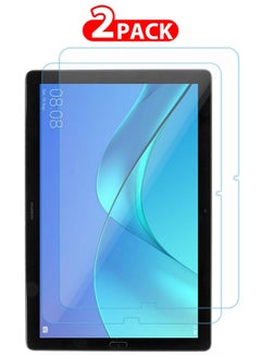 Buy 2 Packs For Huawei MediaPad M5 10.8 Tablet Screen Protector Anti-Glare 9H Hardness Tempered Glass Scratch Resistant HD Display Screen Protector in UAE