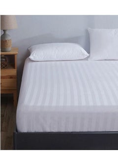 Buy Hotel fitted sheet, size 160×200, height 30 cm in Saudi Arabia