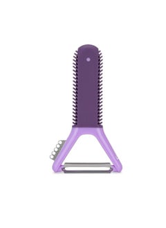 Buy Multi-Function Y- Shaped Peeler Mint Green/Grey 12.5x7.5cm in UAE