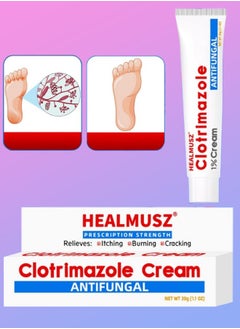 Buy Clotrimazole Cream Athlete Foot Cream Jock Itch and Ringworm Cream Relieve Itching Burning Cracking & Scaling Clotrimazole Antifungal Cream Body Cream Athletes Foot Ointment  Anti Fungal Cream 30ml in UAE