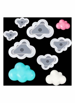 Buy 6 Pieces 3D Cloud Silicone Mold Cloud Shape Mould Chocolate Sky Theme Mold for Candy, Candle, Soap, Lotion Bar, Fondant, Ice Cube in UAE