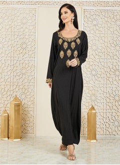 Buy Embroidered AOP Jalabiya in Saudi Arabia