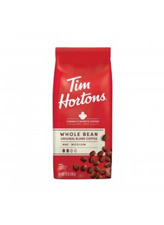 اشتري Tim Hortons Whole Bean Original, Medium Roast Coffee, Made With 100% Arabica Beans, 12 Ounce Bag في الامارات