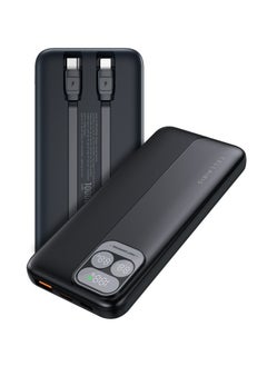 Buy Power Fusion Pro PD 20000mAh Built-in Cables - Black in UAE