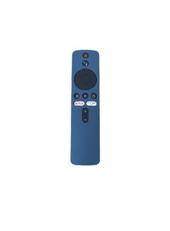اشتري Silicone Case for Xiaomi Mi Box S/4X Mi TV Stick Smart Tv Box Controller Remote Skin Sleeve Shockproof Protector For Mi TV- Dark Blue في الامارات