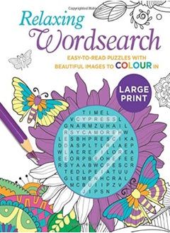 اشتري Relaxing Large Print Wordsearch في الامارات