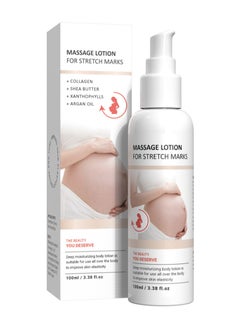 Buy Massage Stretch Mark Lotion - Moisturizing Stretch Mark Repair Cream | Postpartum Stretch Mark Lotion 3.38 Fluid Ounce Refreshing Belly Cream for Stretch Marks, Repair Cream Scars in Saudi Arabia