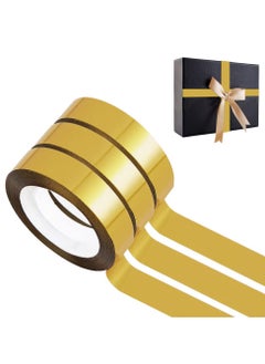 Buy Gold Washi Tape, 6 Rolls Gold Tape for Crafts, Gold Washi Tape Metallic Gold Mirror Tape, Self Adhesive Metallic Tape for Wall Decor, Gift Wrapping, TV Frame and Crafts(1.2cm, 150m, Mirror) in Saudi Arabia