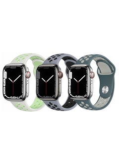 Buy 3pcs Watchband Replacement for Apple Watch 41/40/38mm Series 8/7/6/5/4/SE in UAE