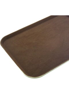 Buy Rectangular Non-Slip Tray With Rubber Surface And Polypropylene Bottom in UAE