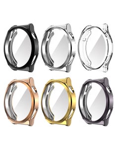 Buy Case for Huawei Watch GT3 pro 46mm, 6Pcs Screen Protector Overall Protective Ultra-Thin TPU HD Clear Cover in UAE